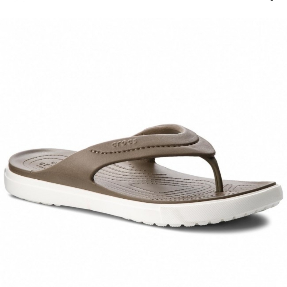 Crocs Dual Comfort Unisex Rubber Flip Flop Sandals shoes sz W12 M10